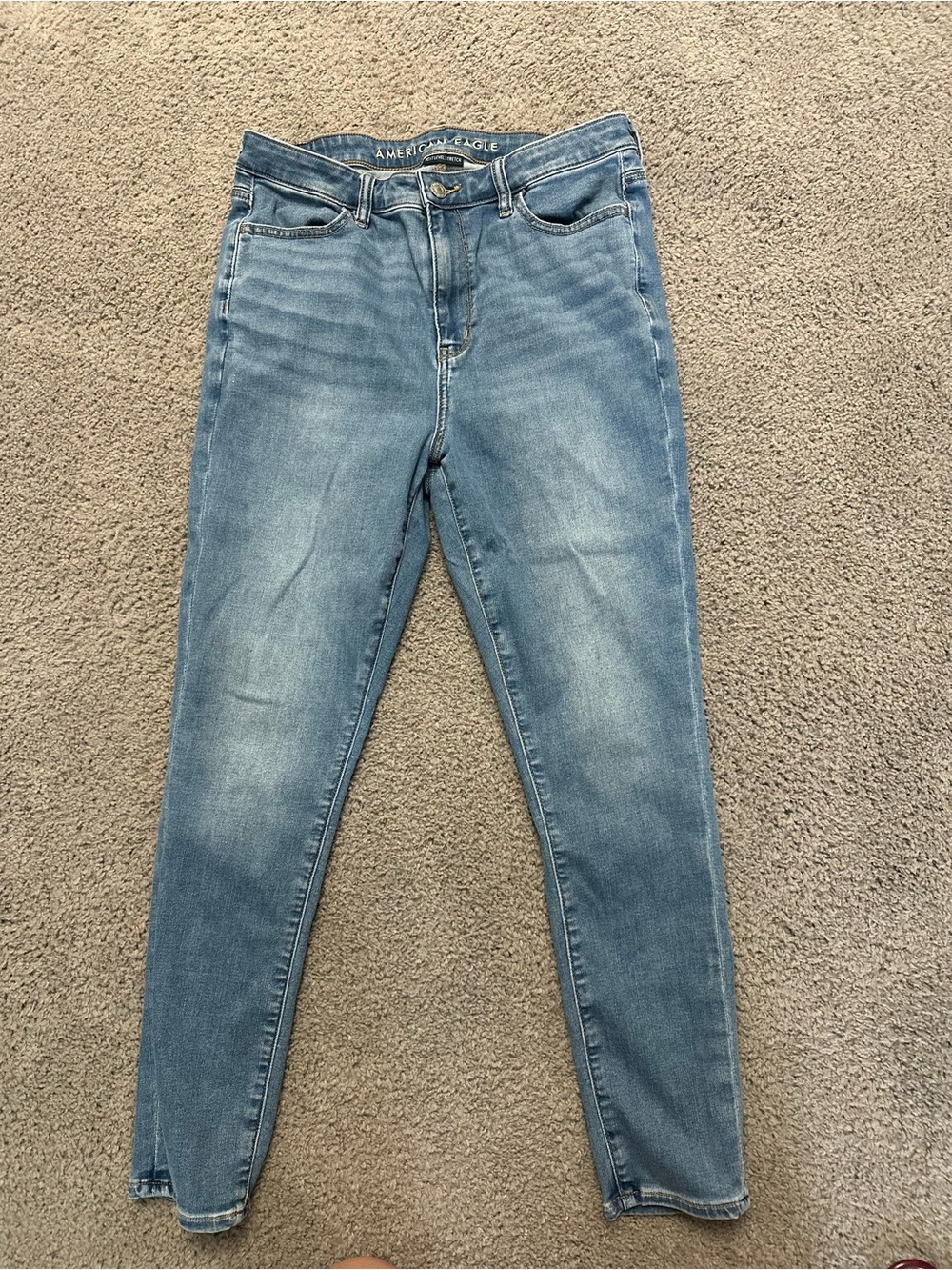 American Eagle Outfitters Light Wash High-Rise Jeggings